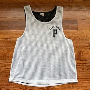 PINK Victoria’s Secret Reversible Pinny Jersey Fitness Tank for Workout & Sports